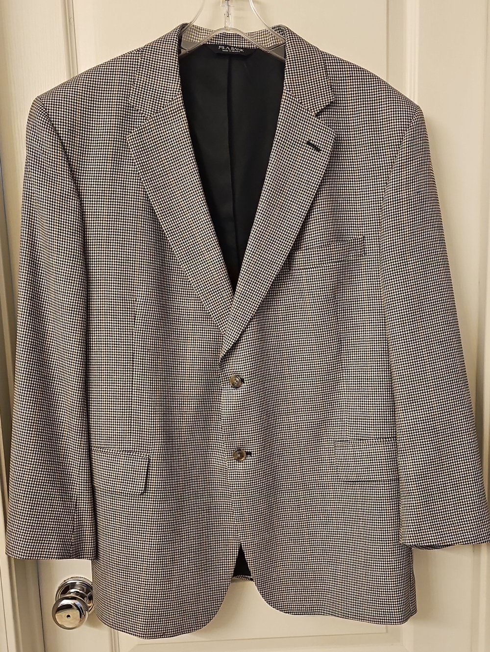 Jos. A. Bank Vintage Houndstooth Sport Coat - Black & White